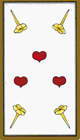 carte trois coeur